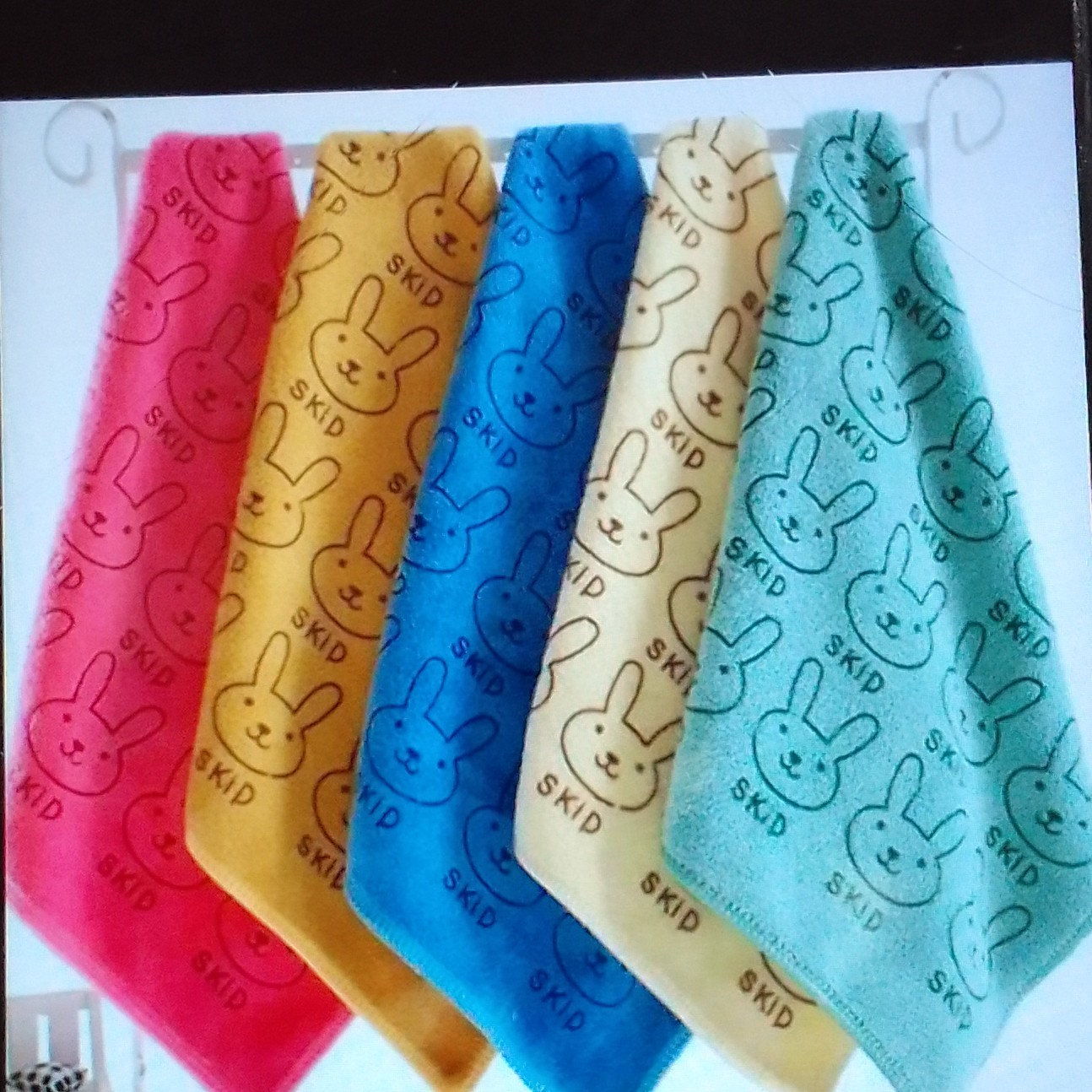 12 عدد دستمال خرگوشی  فایبر اصل گرم بالا عمده پخش و تولیدی