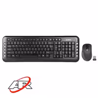 کیبورد و ماوس بی سیم ای فورتک مدل 7200N