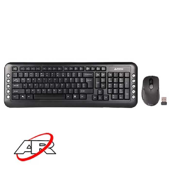 کیبورد و ماوس بی سیم ای فورتک مدل 7200N