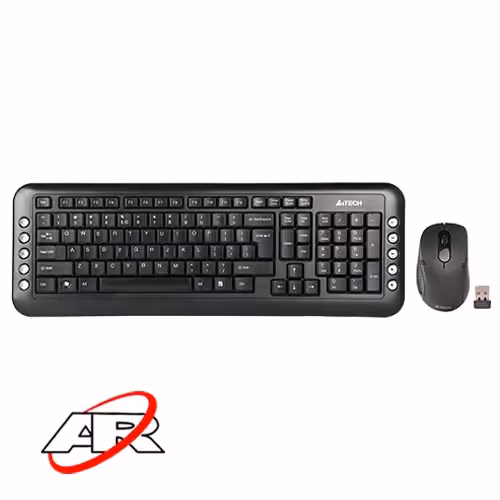 کیبورد و ماوس بی سیم ای فورتک مدل 7200N