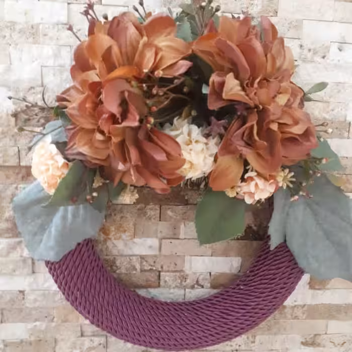 حلقه پشت دری کنفی زرشکی