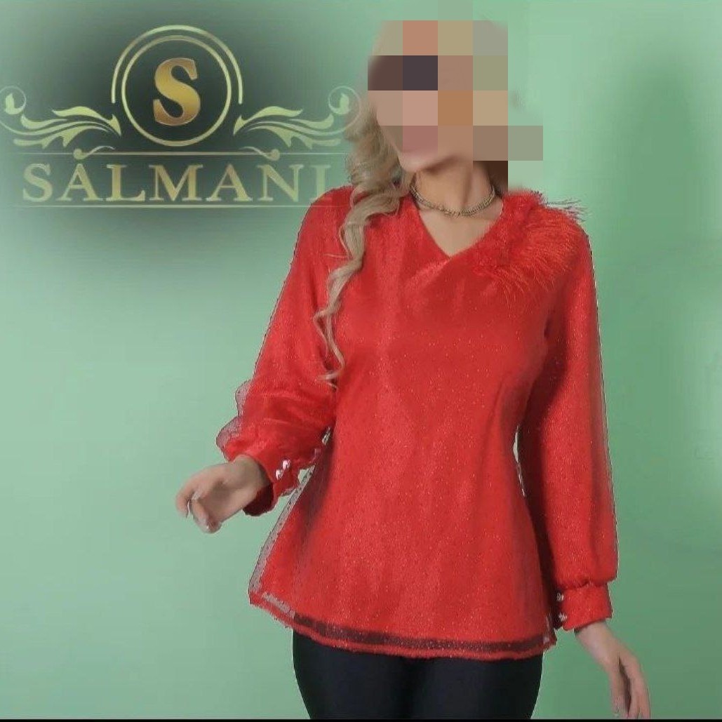 بلوز سه گل مجلسی