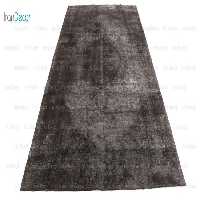 فرش دستباف وینتیج مشکی از فرش لیا