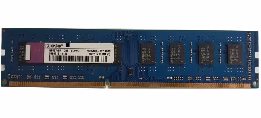 رم کینگستون مدل KVR1333D3N9/4G با حافظه 4 گیگابایت و فرکانس 1333 مگاهرتز