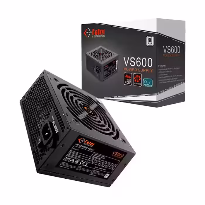 پاور کامپیوتر 600 وات فاطر مدل Fater VS600 80Plus