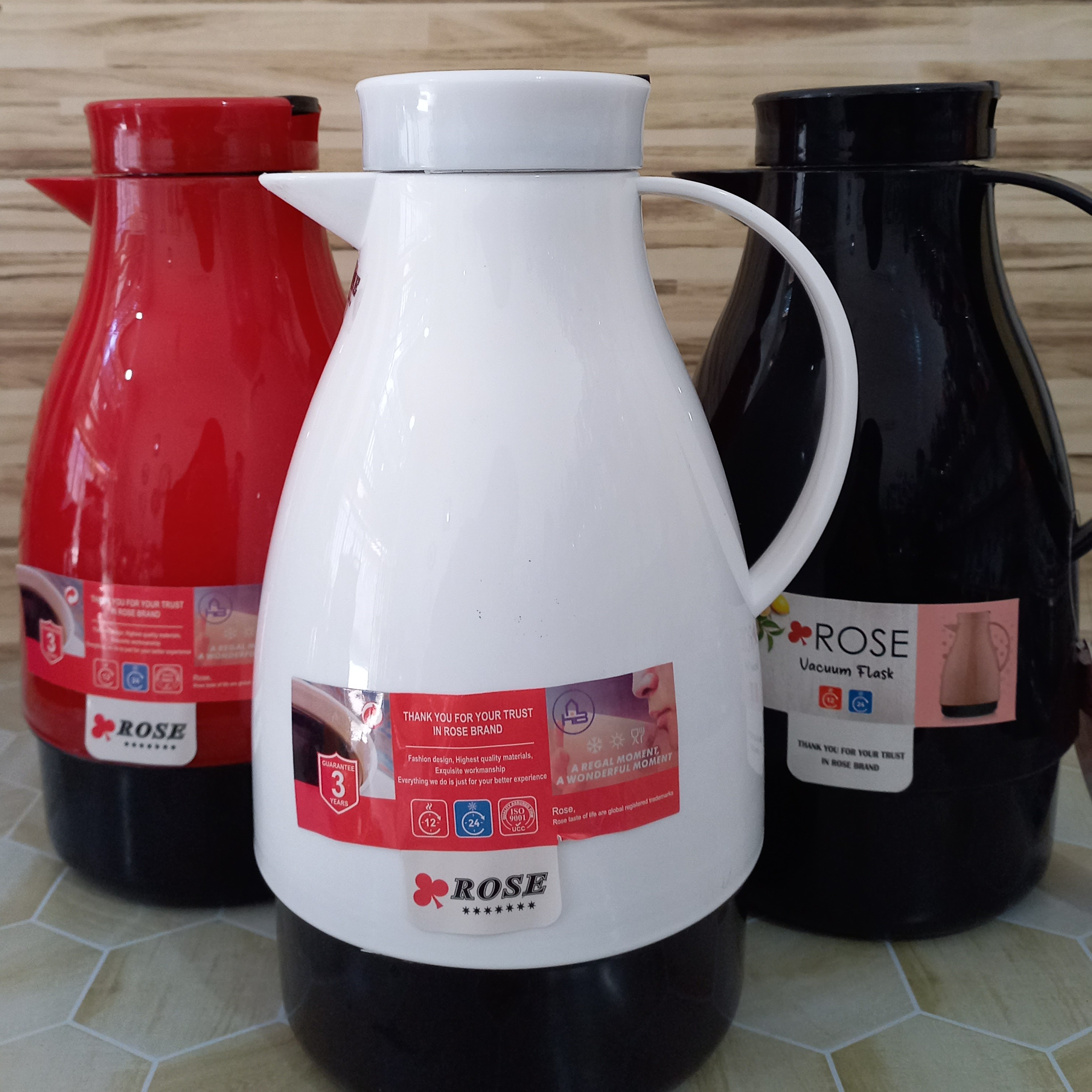 فلاسک چای رز  1.3 لیتری شیک و زیبا 🤩