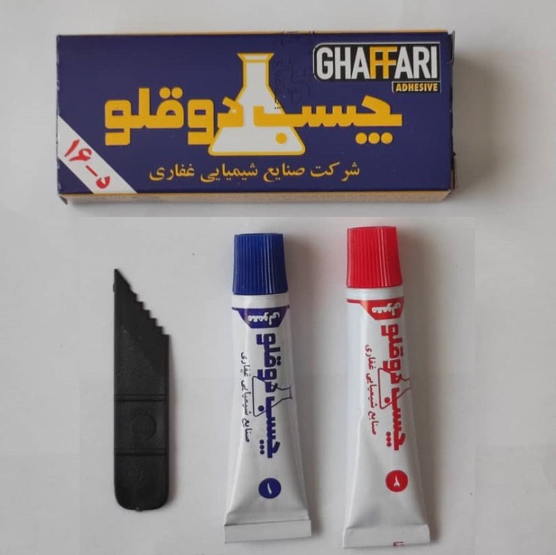 چسب دوقلو غفاری  وزن 20 گرم