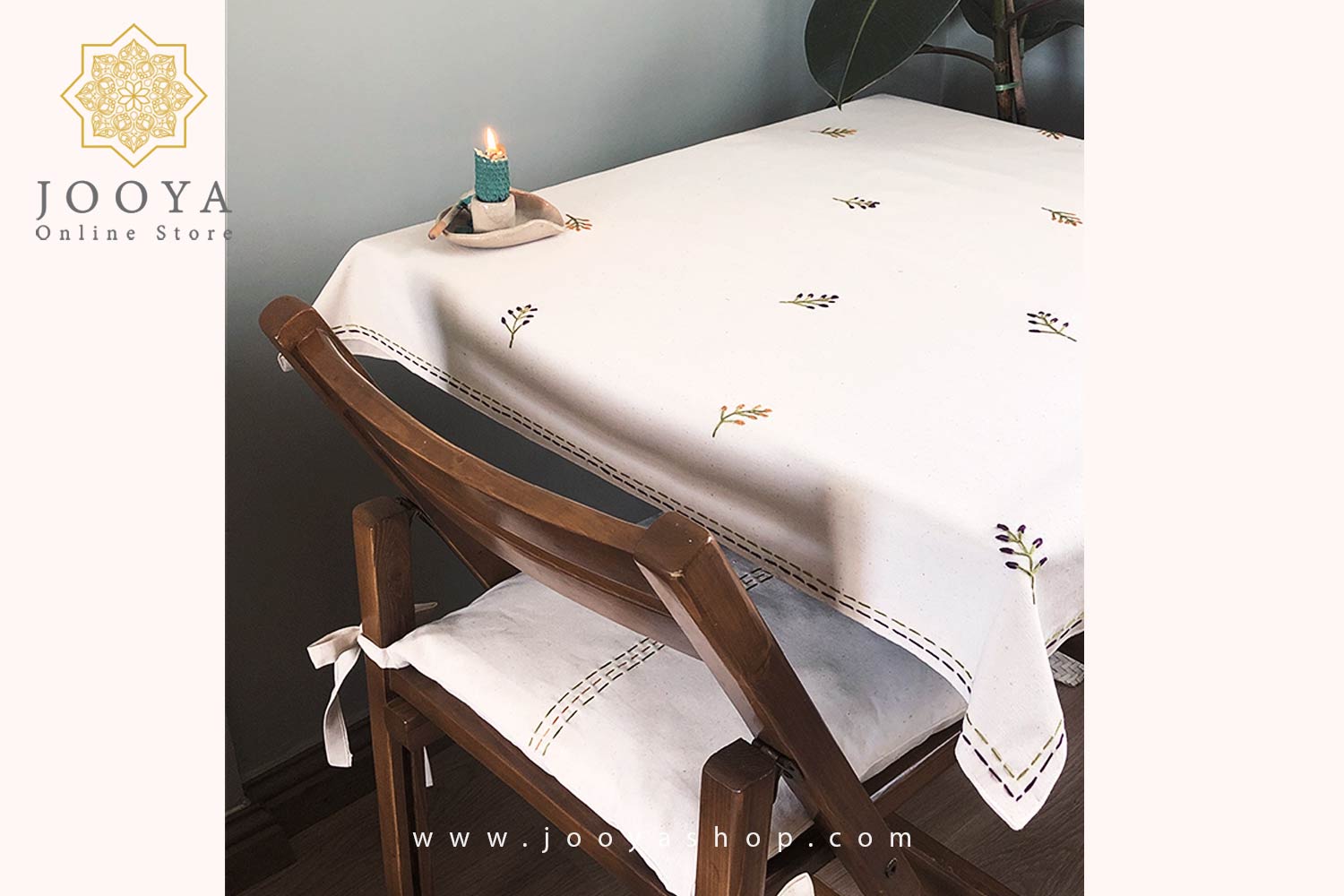 رومیزی شکوفه