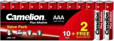 باتری نیم قلمی Camelion مدل PLUS ALKALINE LR03-SP10 2