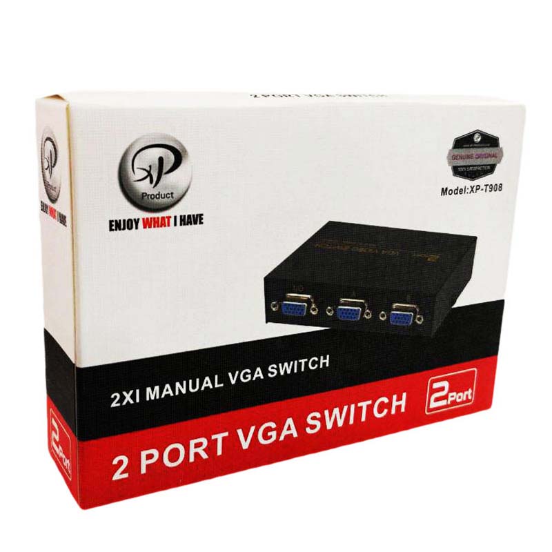 سوییچ 2 پورت VGA ایکس پی XP T908
