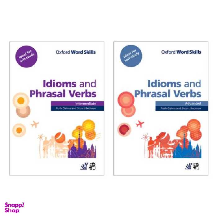 کتاب Idioms and Phrasal Verbs Word Skills اثر Ruth Gairns and Stuart Redman انتشارات رهنما 2جلدی