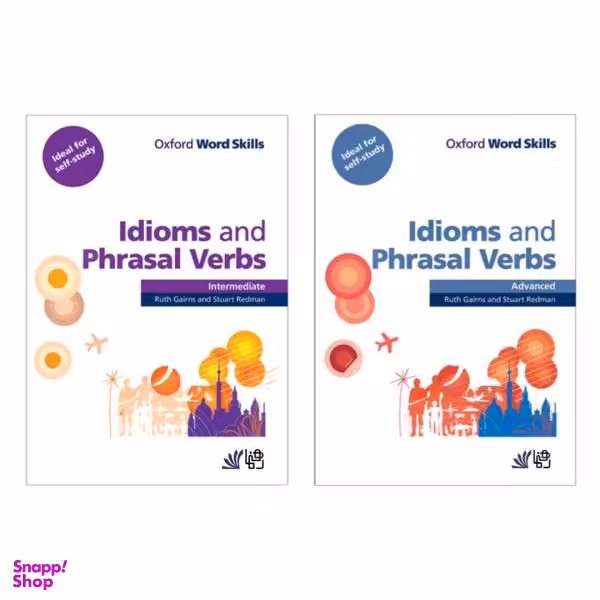 کتاب Idioms and Phrasal Verbs Word Skills اثر Ruth Gairns and Stuart Redman انتشارات رهنما 2جلدی