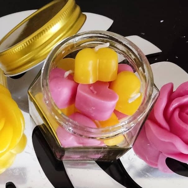 شمع شات دردار رنگ طلایی