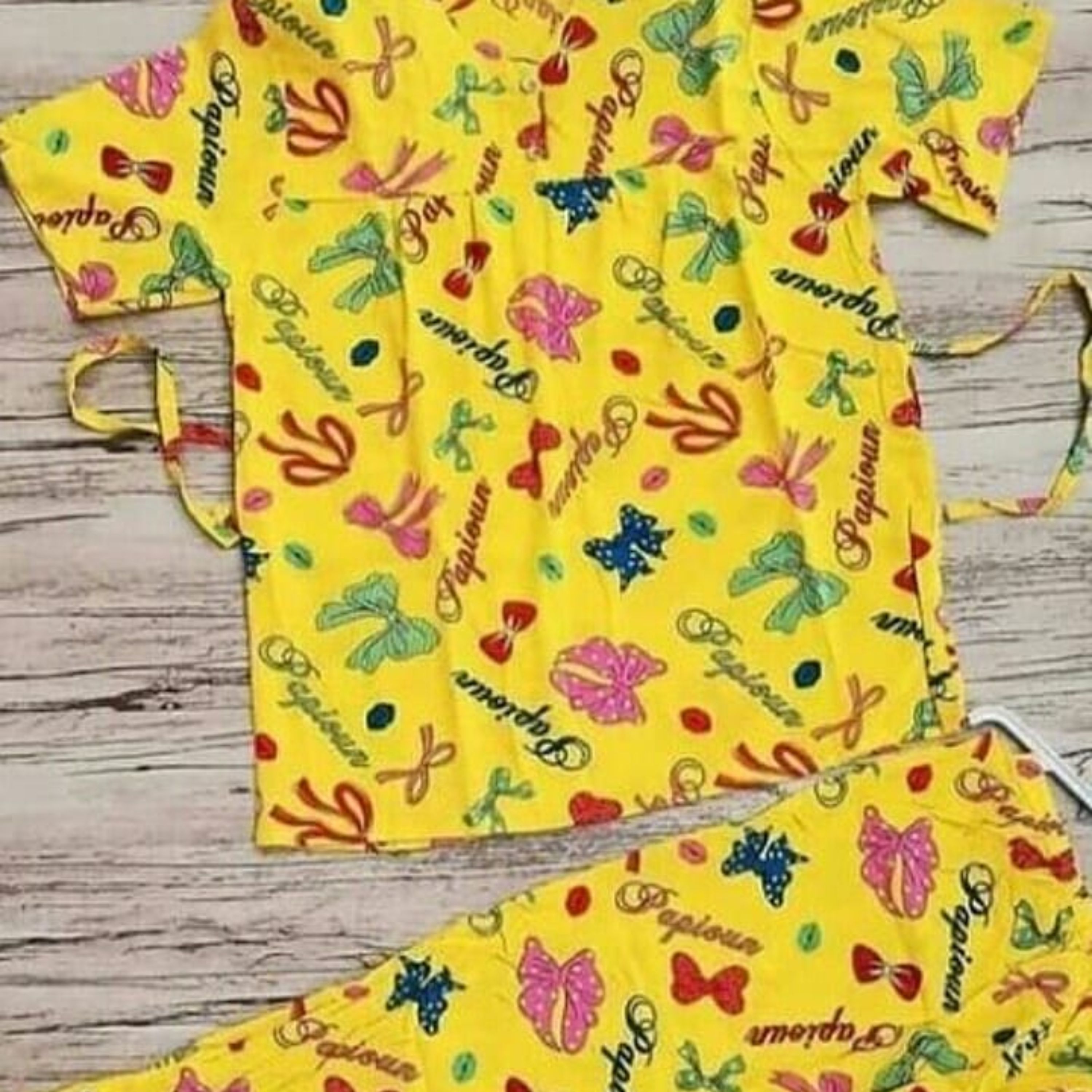 ست جذاب بلوز شلوار نخی طرحدار