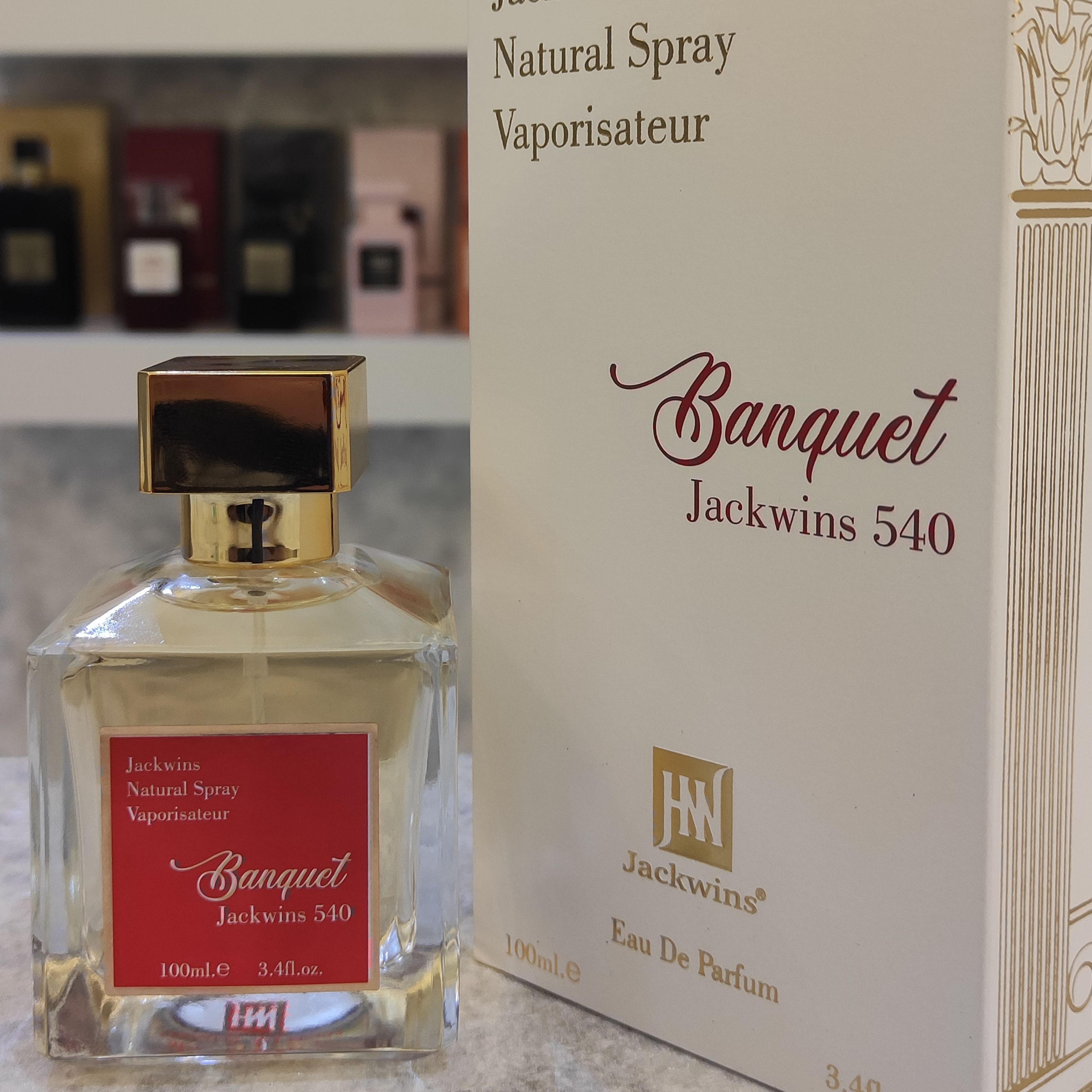 عطر ادکلن باکارت رژ 540 سفید جانوین 100 میل JOHNWIN BANQUET 540 