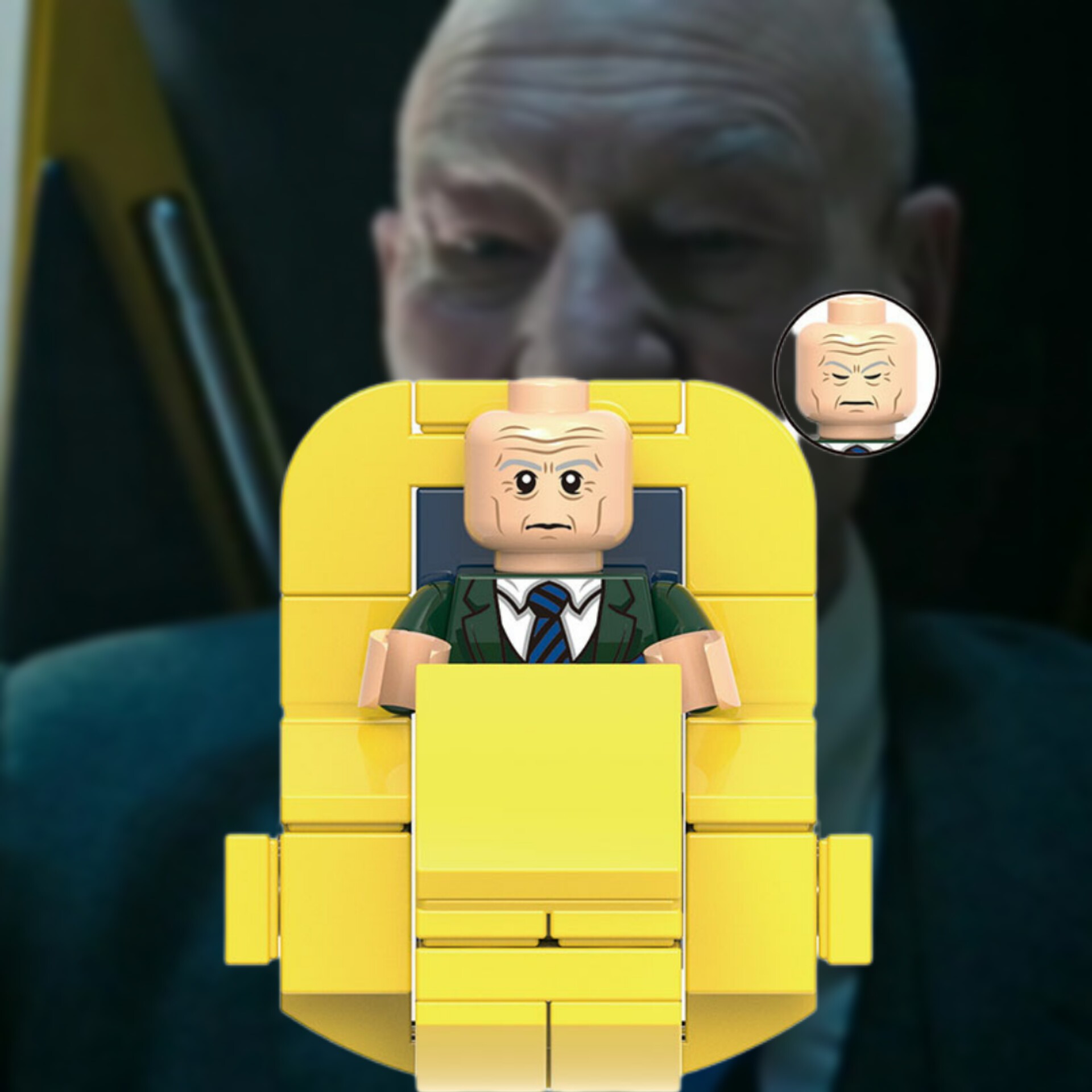 لگو کمیاب پرفسور ایکس بهمراه صندلی 