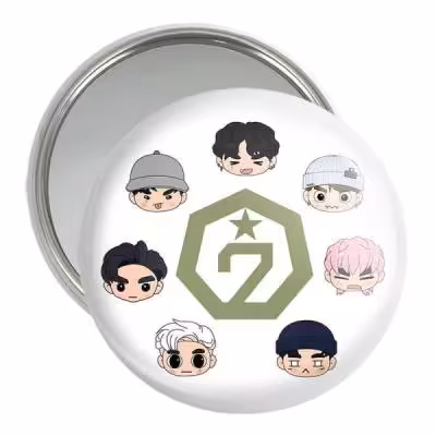 آینه جیبی خندالو مدل گروه گات سون GOT7 کد 11653