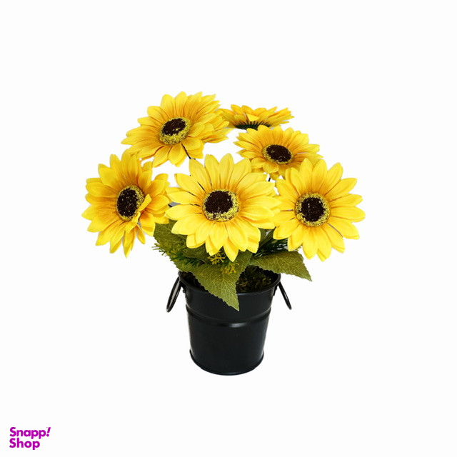 گلدان به همراه گل مصنوعی کد 22