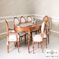 میز ناهارخوری ساده لورنزو کد 8