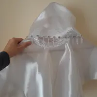 توربان عروس به همراه یقه حجاب.