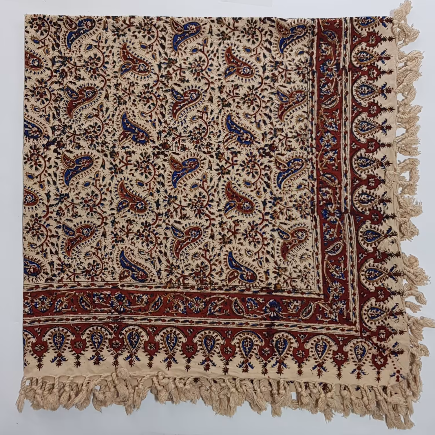 رومیزی وسفره قلمکاراعلاطرح سلسله ای3متر