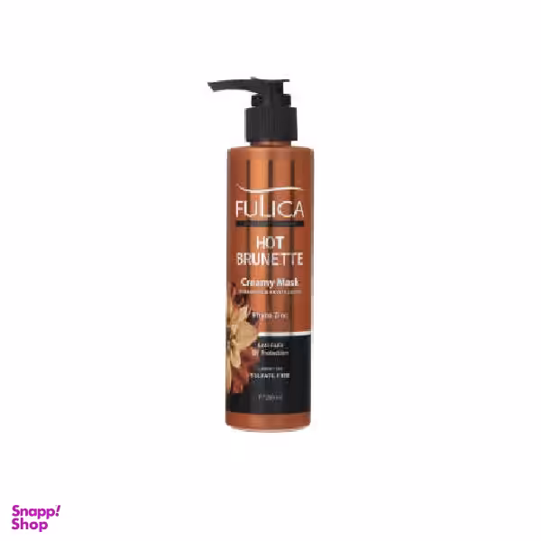 کرم تقویت کننده و ترمیم کننده موی قهوه ای فولیکا مدل Brunette حجم 200 میلی لیتر
