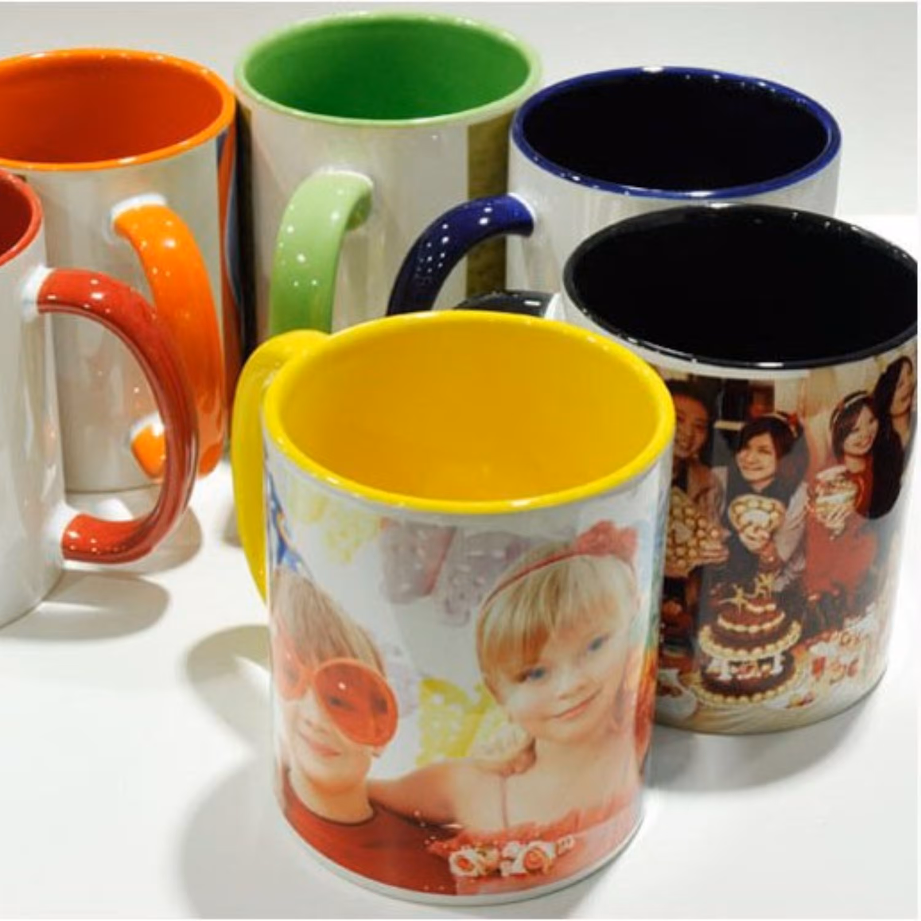 چاپ لیوان داخل رنگی