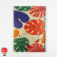 دفتر مشق 50 برگ سیمی طرح برگ انجیری آپادانا