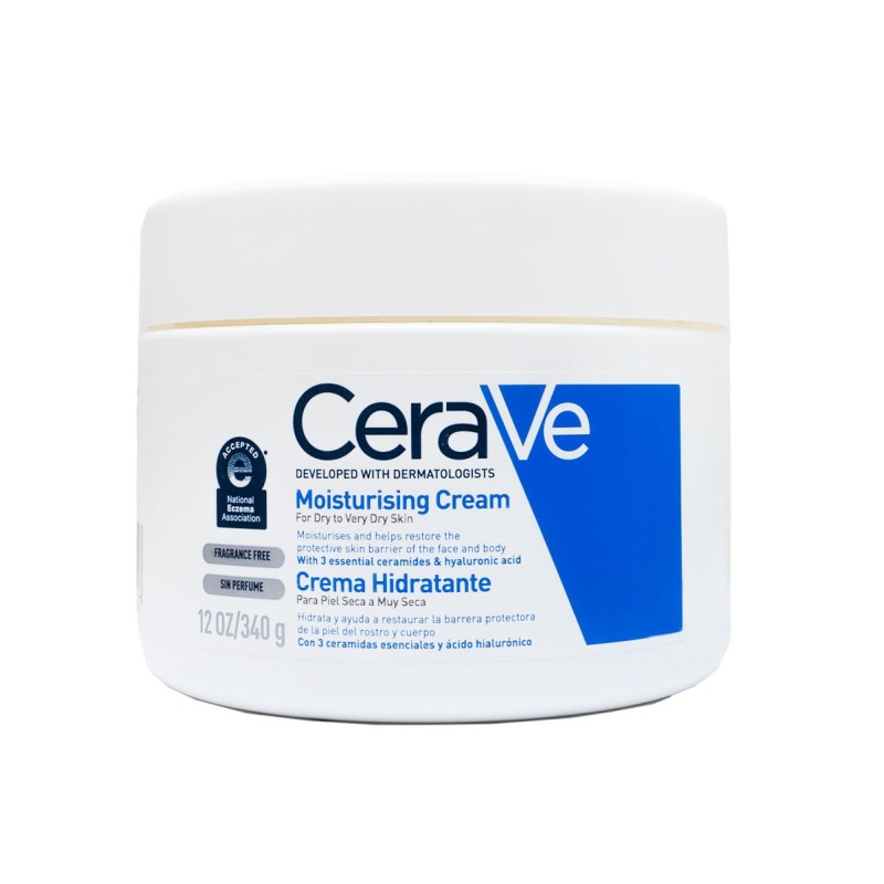 کرم مرطوب کننده آبرسان پوست خشک و خیلی خشک سراوی حجم 340 گرم - فروشگاه آغاز زیبایی