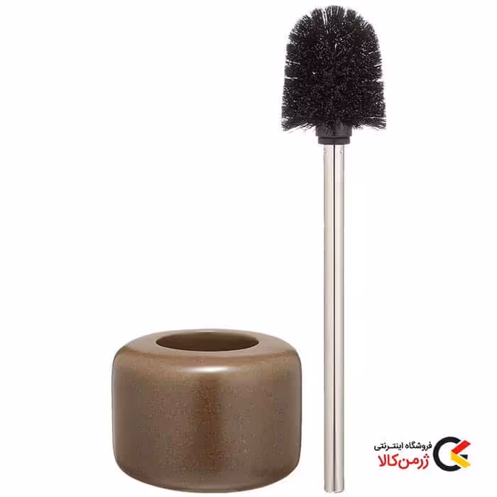 فرچه توالت شوی پلاستیکی قهوه ای مدل Havana طرح دایره ای