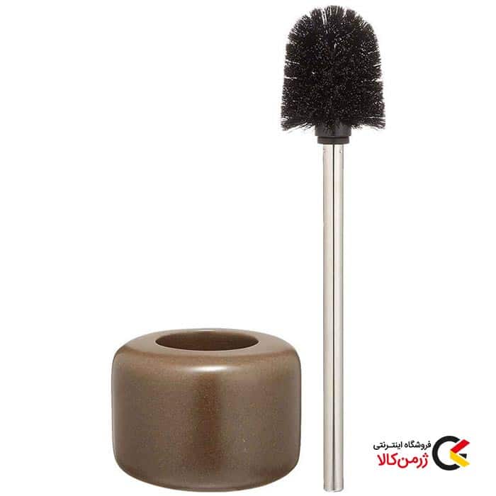 فرچه توالت شوی پلاستیکی قهوه ای مدل Havana طرح دایره ای