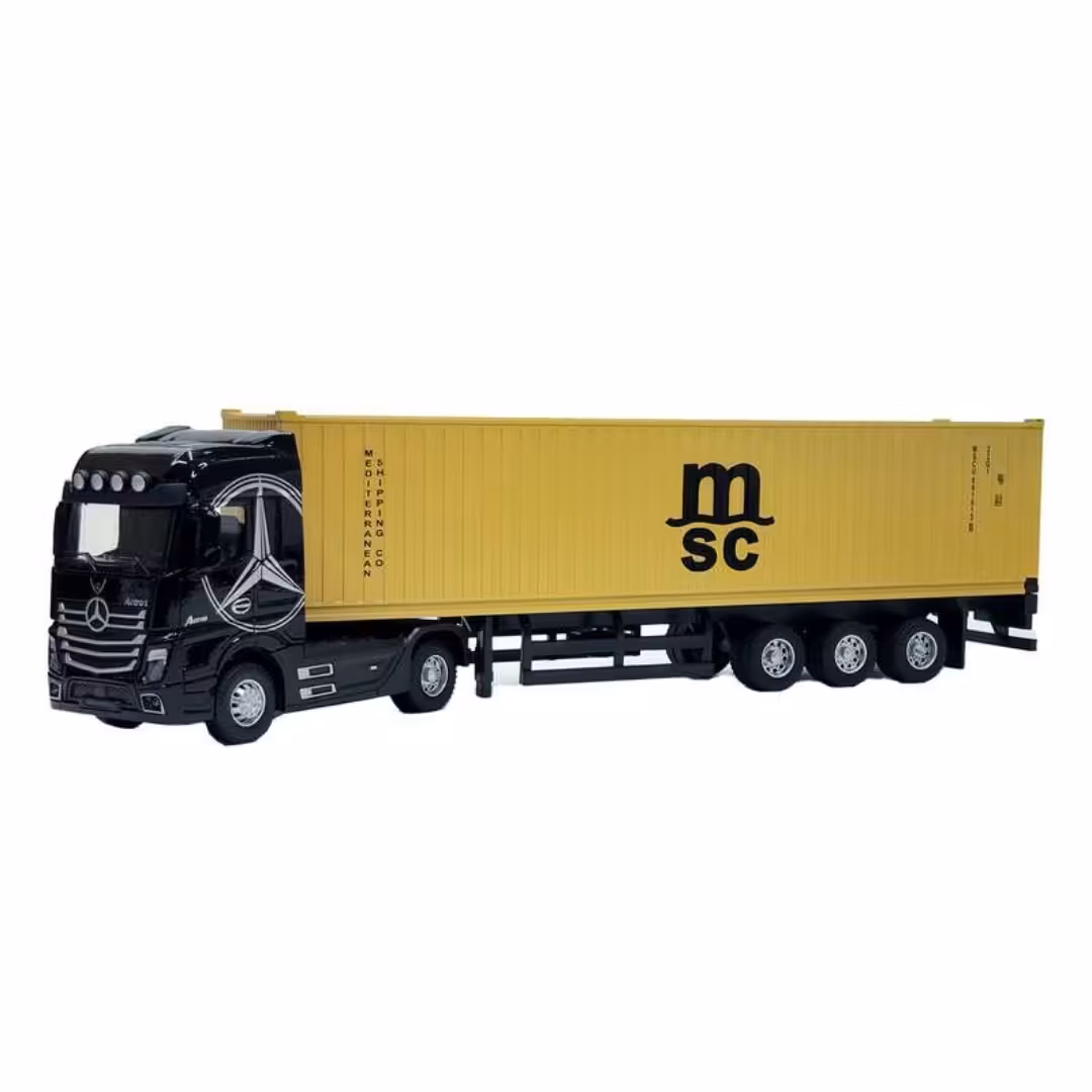  ماکت ماشین مدل بنز  18 چرخ طرح msc