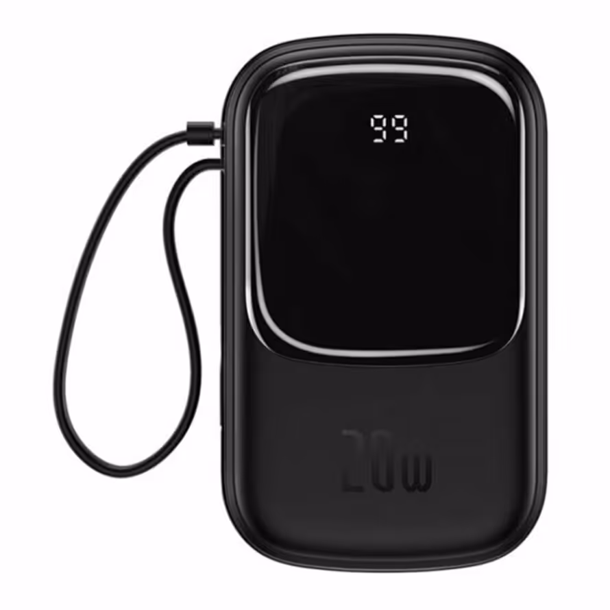 پاور بانک بیسوس Qpow Digital Display 20w 20000mAh Lightning