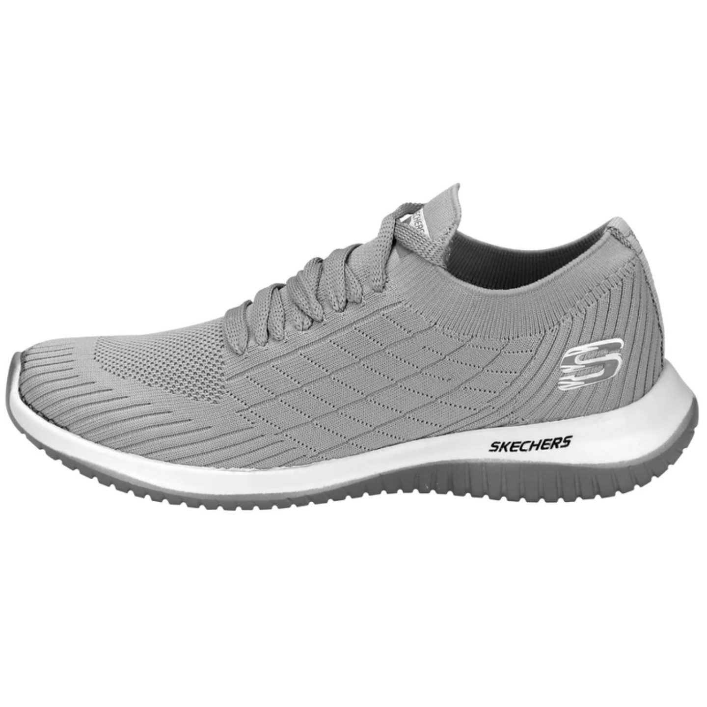 کفش اسپرت(کتونی) بافتی جورابی ست زن مردانه مدل اسکیچرز رنگ بندی مشکی طوسی مناسب پیاده روی سایزبندی 37تا 44 (پس کرایه)