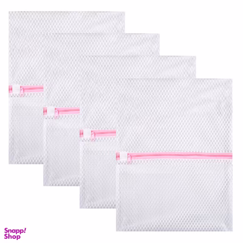 محافظ شست و شوی لباس لیلیوم مدل فلاور بسته 4 عددی