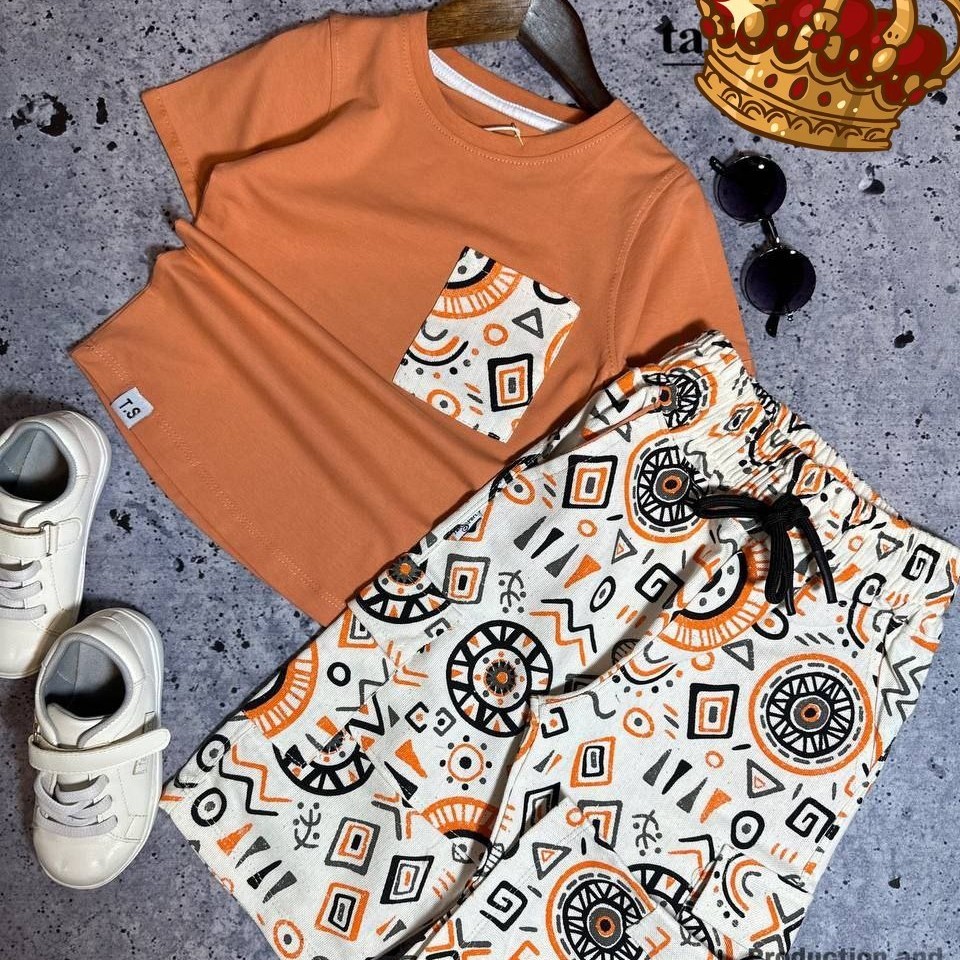 تیشرت شلوارک لنین اسپرت ست خواهر برادری