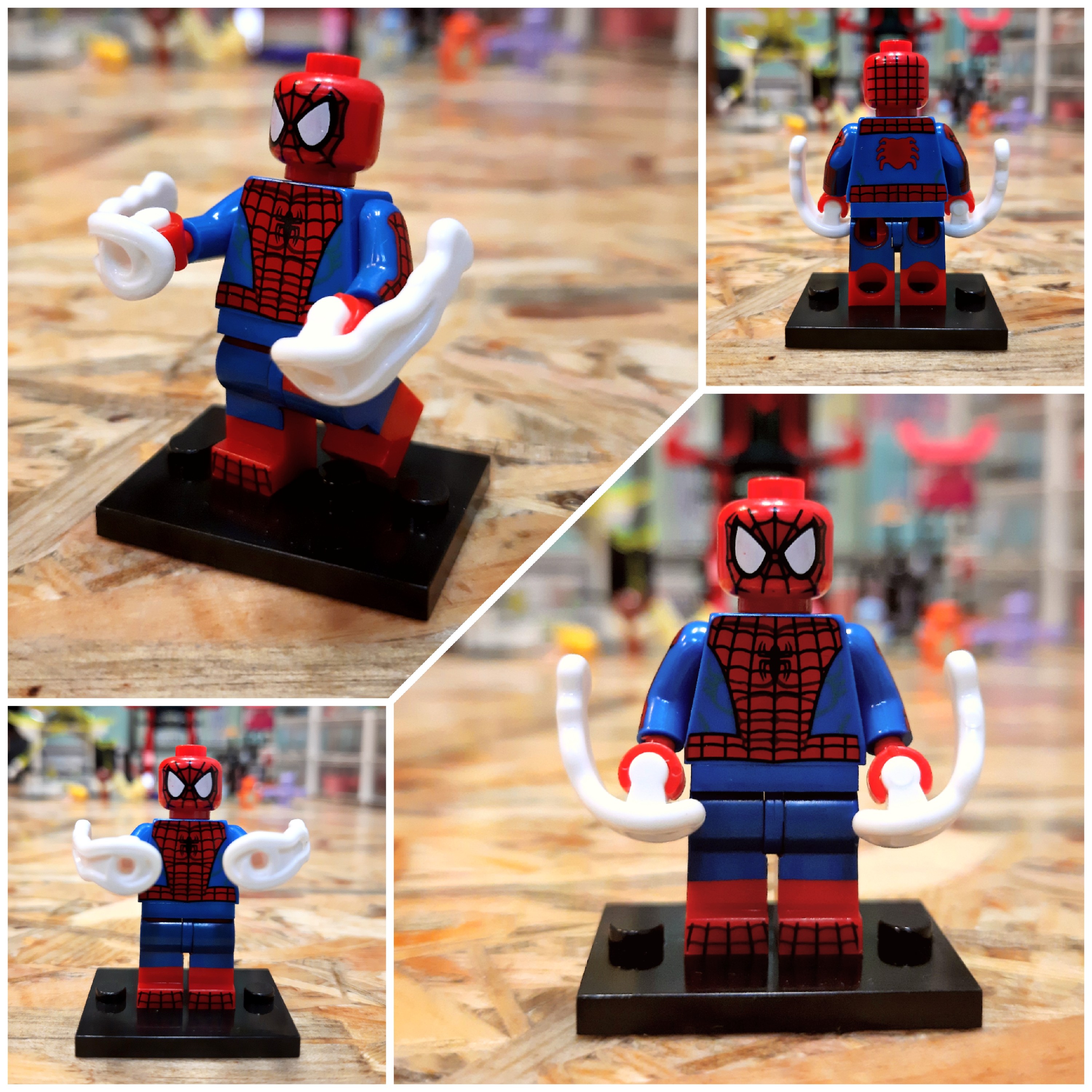 لگو اسپایدرمن یا مرد عنکبوتی با لباس اصلی و کیفیت عالی همراه با پلیت و تارهای عنکبویی طرح اولین فیلم