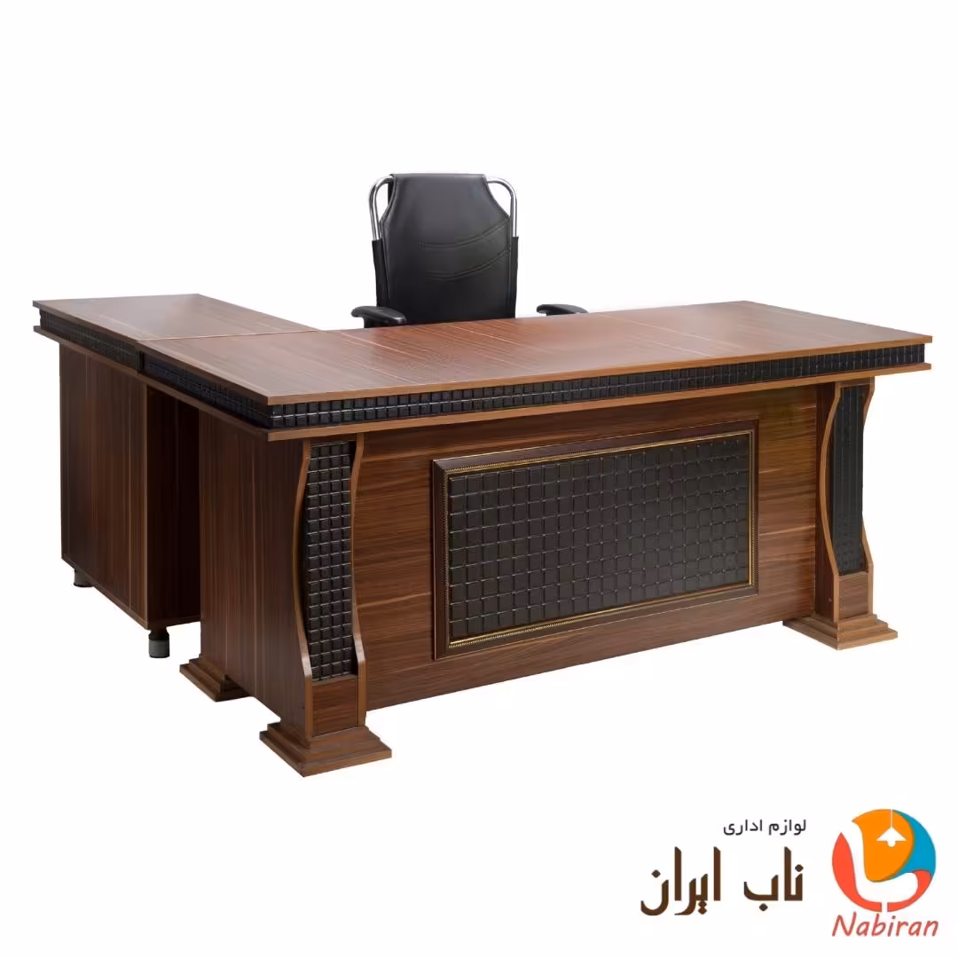 میز مدیریت قهوه ای مدل S150