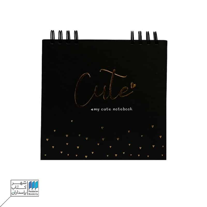 دفتر کیوت 20*20 مشکی