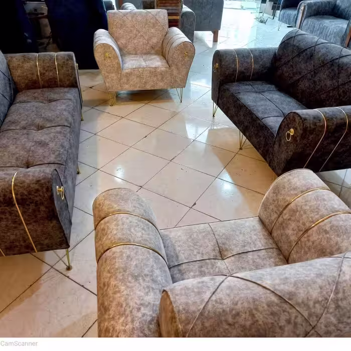 مبل راحتی اسکارلت 7نفره با پارچه مسکو 