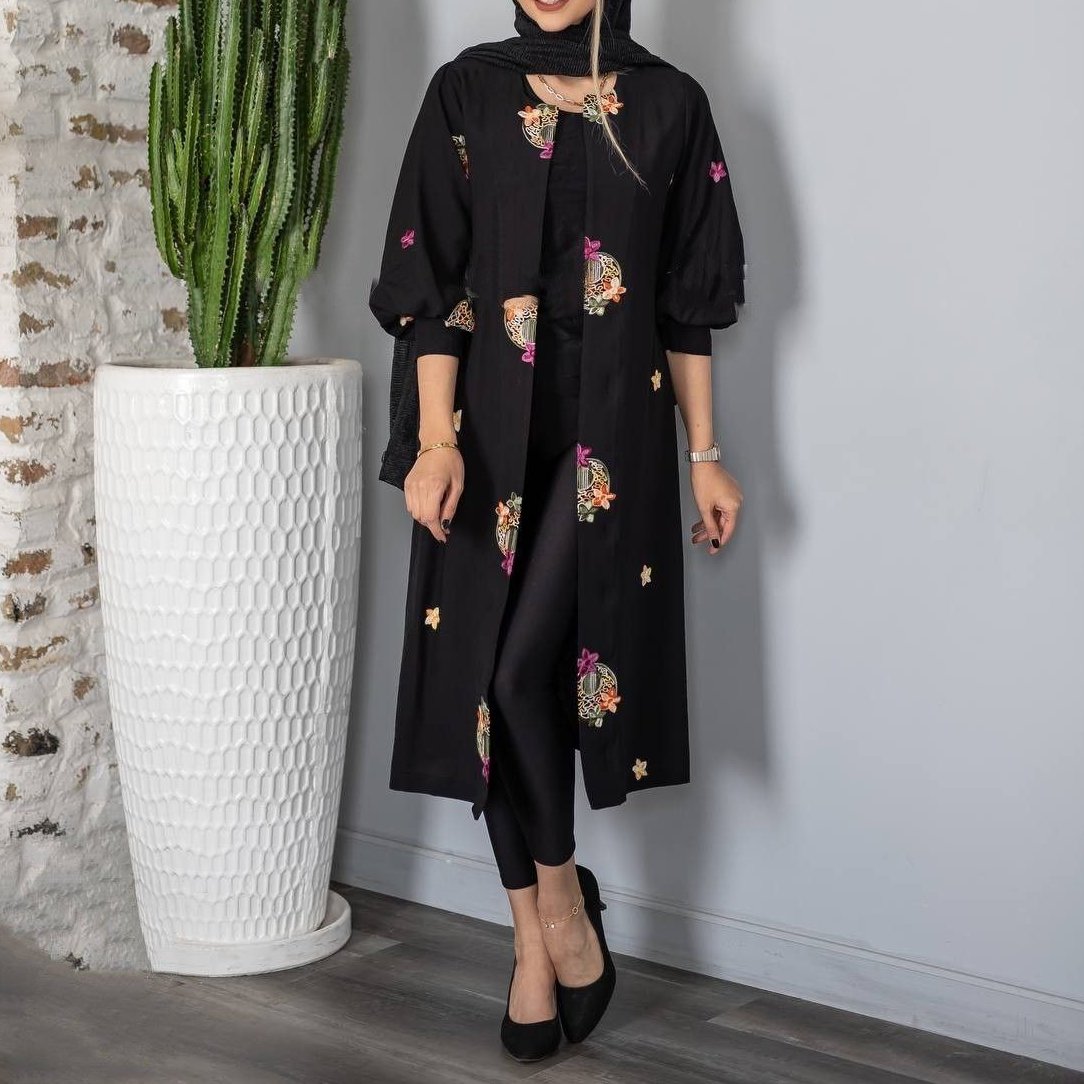 مانتو زنانه و دخترانه بلند مزونی