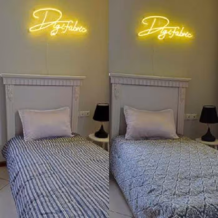 لحاف یک نفره طرح پترن و راه راه