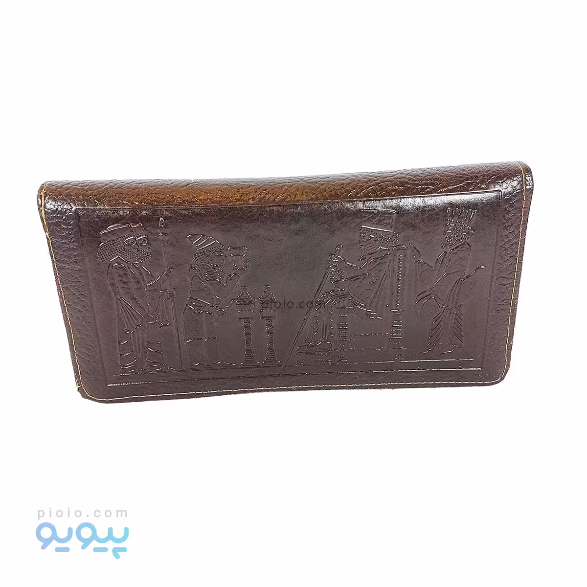 کیف پول کتی چرم طرح هخامنشی کد 842