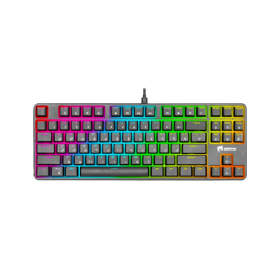 کیبورد گیمینگ گرین GK801 RGB مشخصات، آخرین قیمت و خرید