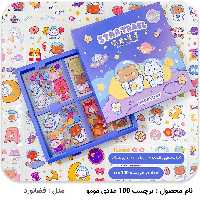 استیکر و برچسب مومو در هر جعبه 100 ورق و کار خارجی 