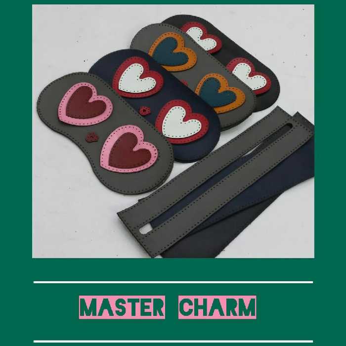 چرم برش خورده جا مدادی  طرح قلب