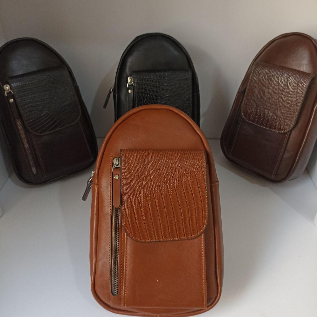 کیف بادی بگ و دوشی تمام چرم طبیعی