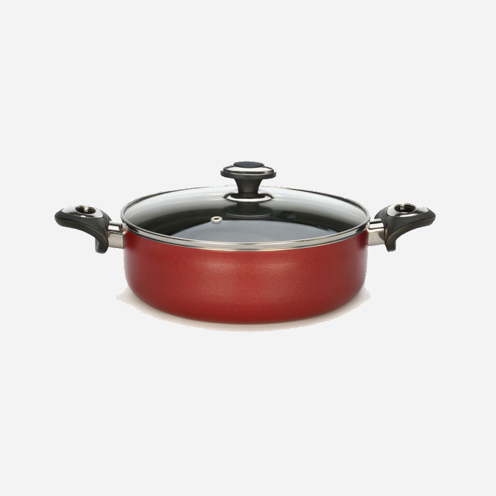 قابلمه کوتاه گرانیتا قطر 24 سانت زرساب GT-424KG