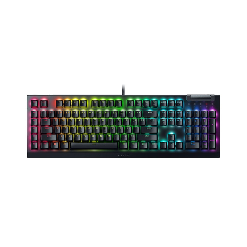 کیبورد مخصوص بازی ریزر مدل Blackwidow V4X Green switch - کالاوما