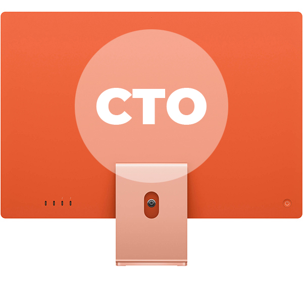 آی‎ مک 24 اینچ کاستوم پردازنده 8 هسته ای M1 گرافیک 8 هسته ای 16 گیگابایت Ram ظرفیت 2 ترابایت SSD نارنجی - Hiapple.ir